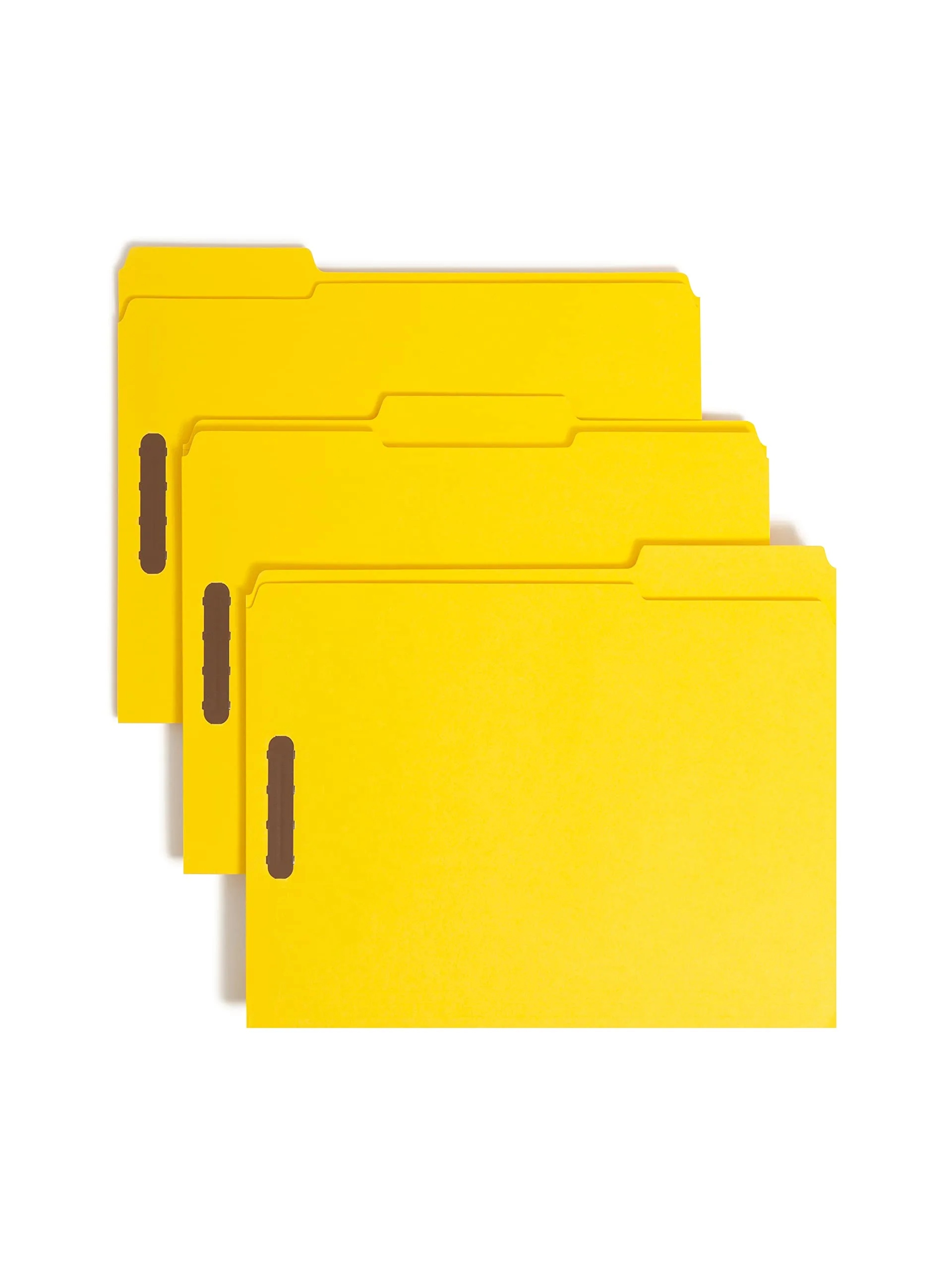 SMEAD Fastener File Folders with Reinforced 1/3-Cut Tabs