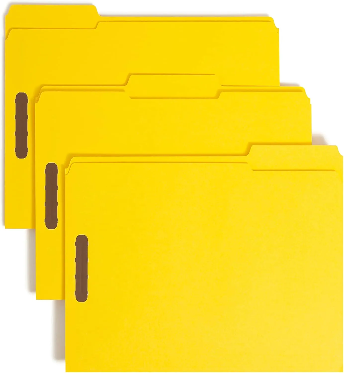 SMEAD Fastener File Folders with Reinforced 1/3-Cut Tabs