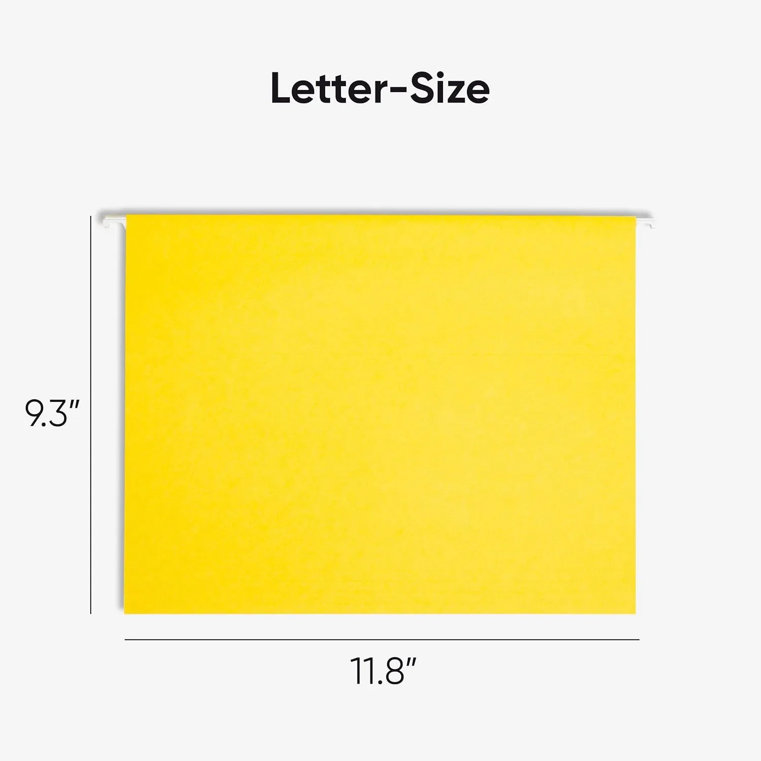 SMEAD Hanging File Folders, Letter Size, 1/5-Cut Adjustable Poly Tabs