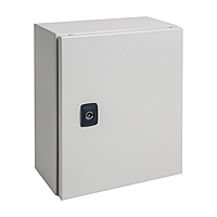 nVent HOFFMAN MAS0404021R5 Mild Steel Wall Mount Enclosure with Mounting Plate, IP66, 400 x 400 x 210 mm