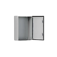 nVent HOFFMAN MAS0404021R5 Mild Steel Wall Mount Enclosure with Mounting Plate, IP66, 400 x 400 x 210 mm