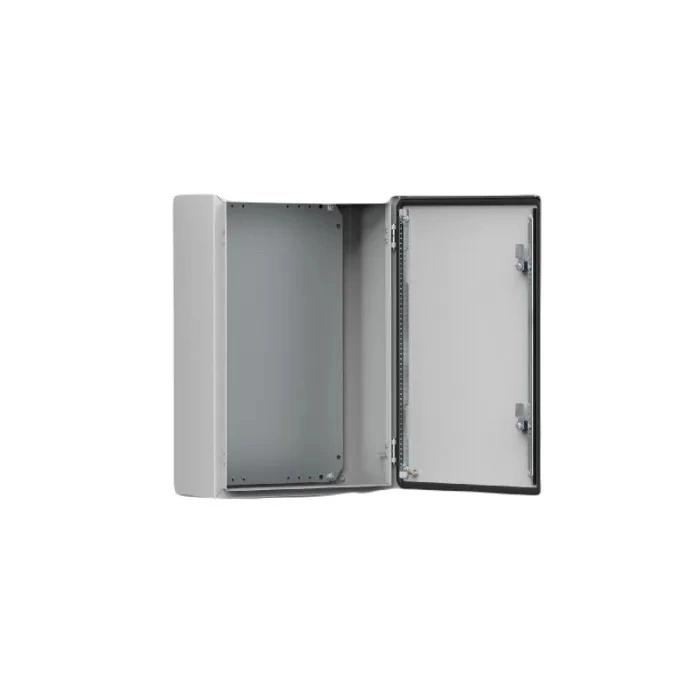 nVent HOFFMAN MAS0404021R5 Mild Steel Wall Mount Enclosure with Mounting Plate, IP66, 400 x 400 x 210 mm
