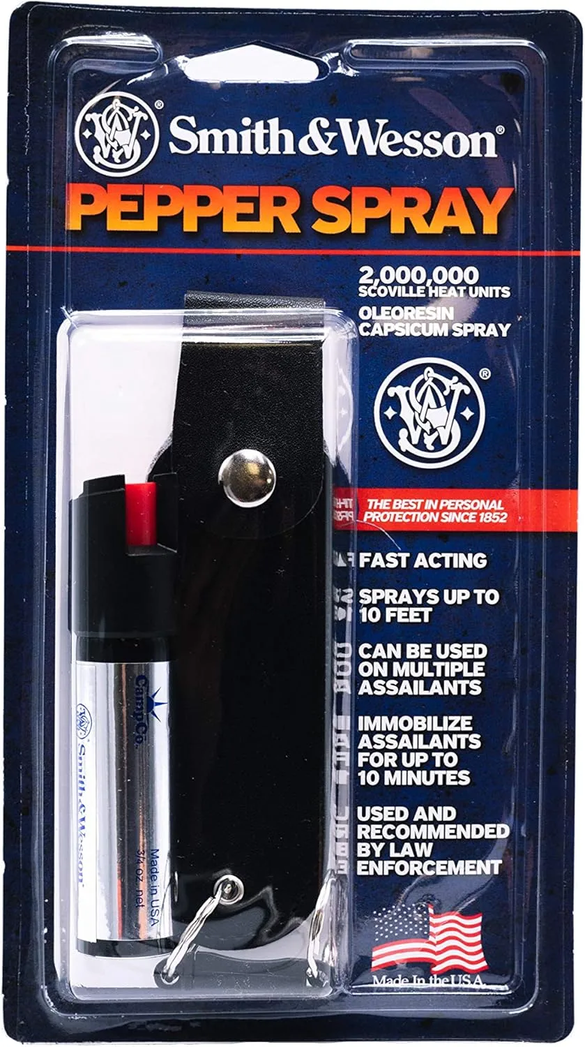Smith & Wesson Pepper Shield Keychain Quick-Release Pepper Spray for Women