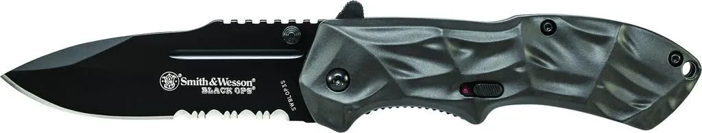 SMITH & WESSON Black Ops M.A.G.I.C. Liner Lock Folding Knife