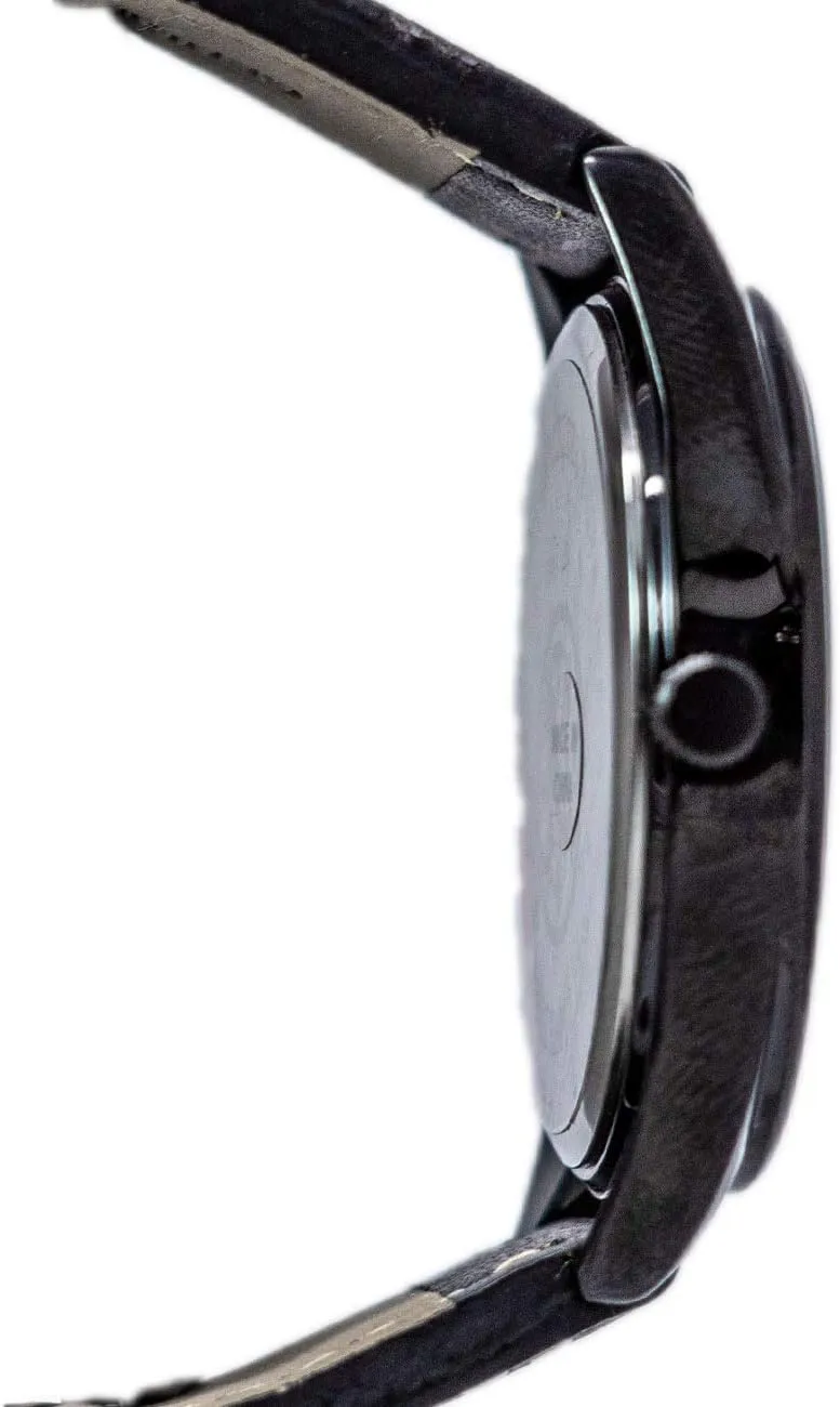 Smith & Wesson Men's Civilian Watch, 3ATM, Tough Stainless Steel case, Genuine Leather Strap, Tactical Watch
