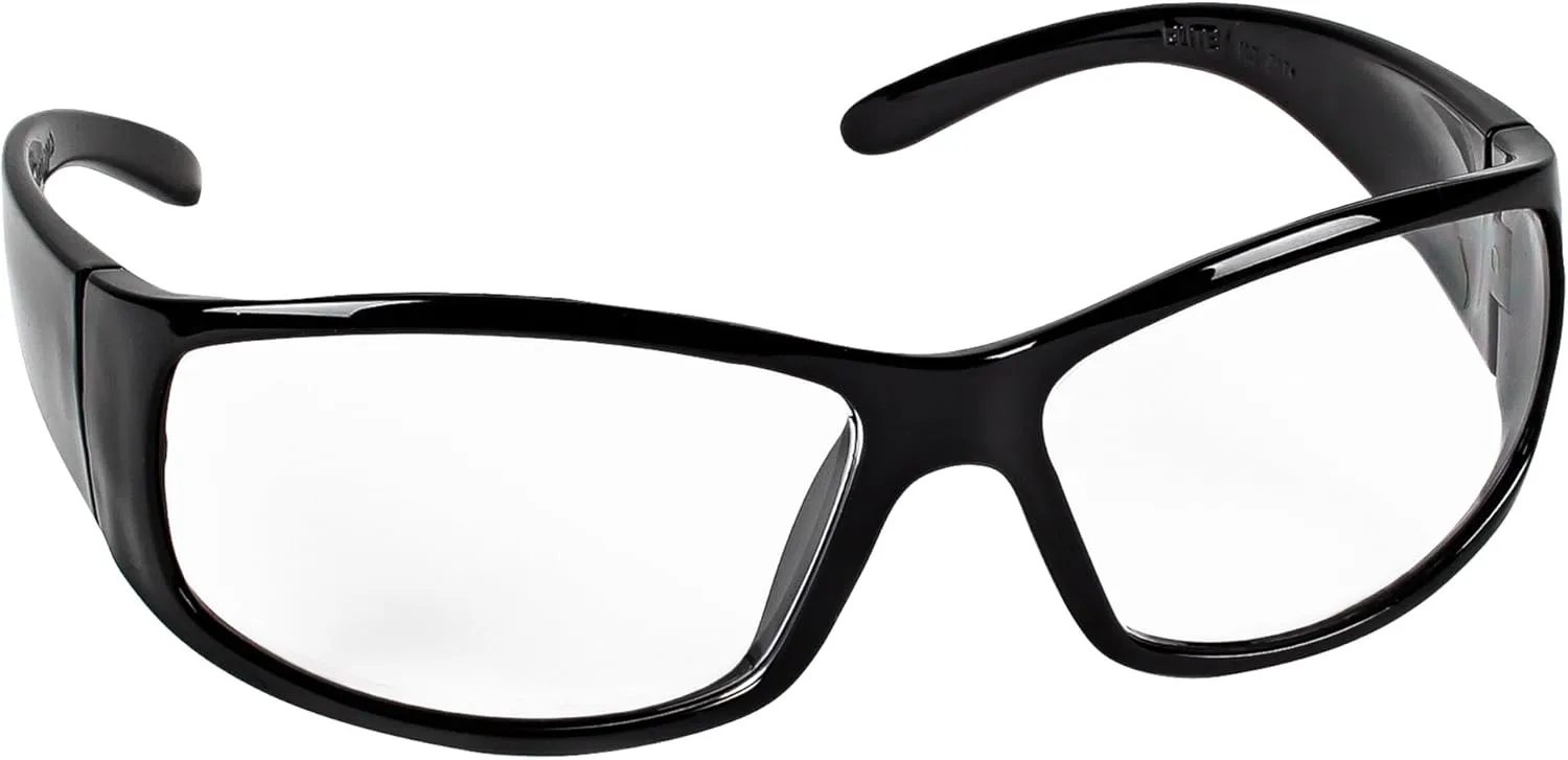 Jackson 3016312 Smith & Wesson Elite Safety Glasses Black Frame Clear Lens Anti Fog