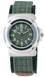 Smith & Wesson Men's Lawman Watch, 3ATM, Glowing Hands, Olive Drab Face, Nylon Strap, Tactical Watch, Precision Quart