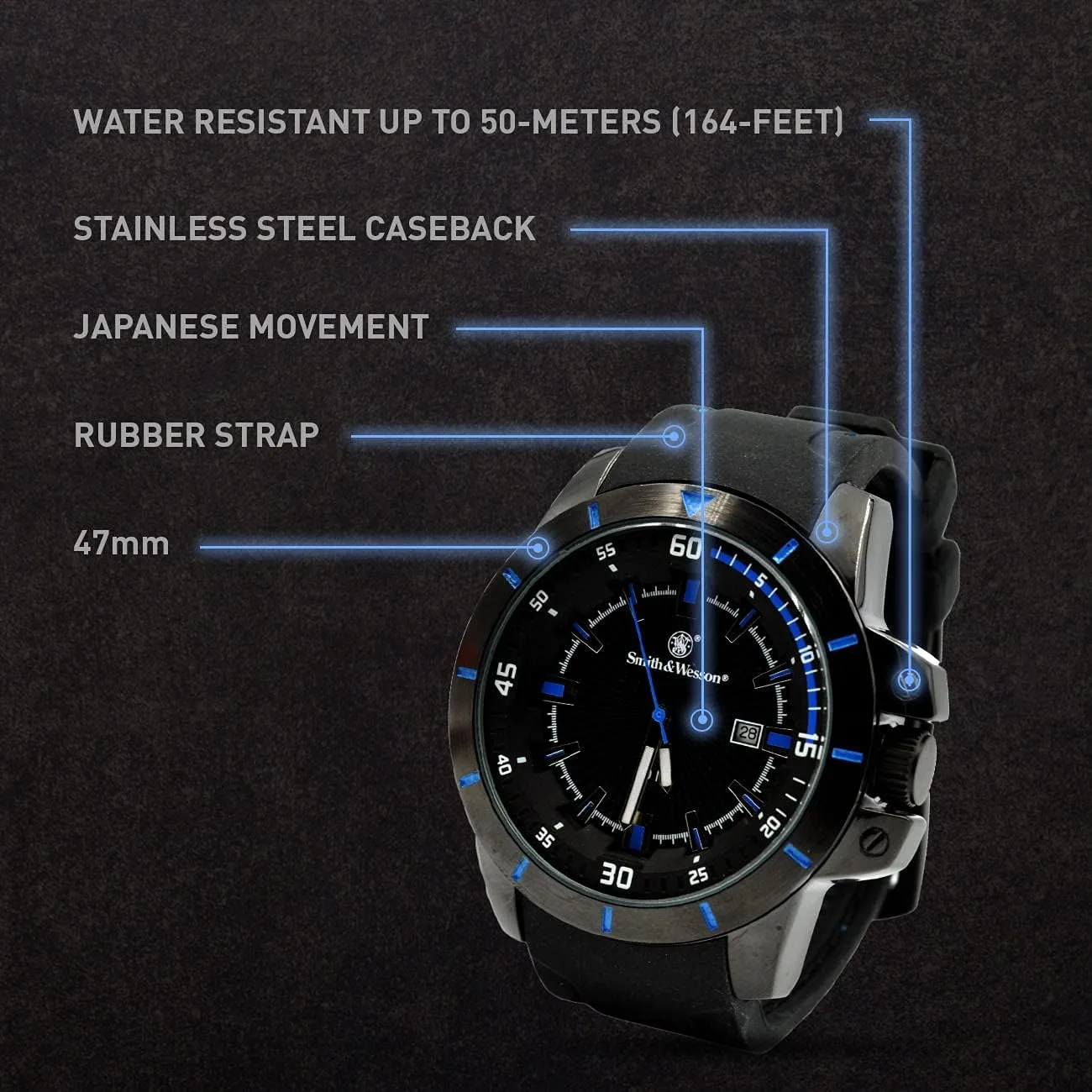 SMITH & WESSON Men's Trooper Watch