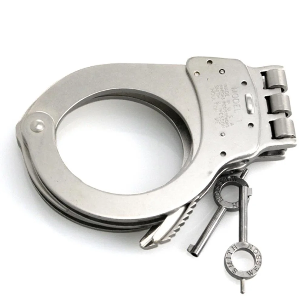 Smith & Wesson Model 1 Hinged Universal Nickel Handcuff