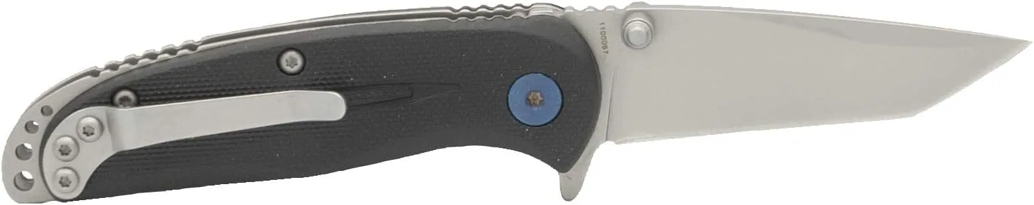 Smith & Wesson Nylon Blue 6in High Carbon S.S. Folding Knife with 2.75in Tanto Point Blade and Glassfilled Nylon Handle