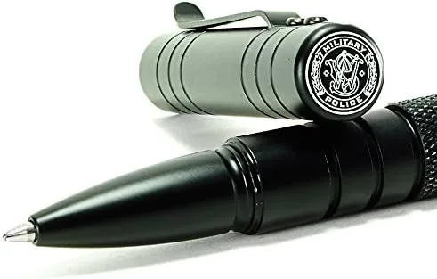 SMITH & WESSON Aircraft Aluminum Refillable Tactical Pull Cap Pen