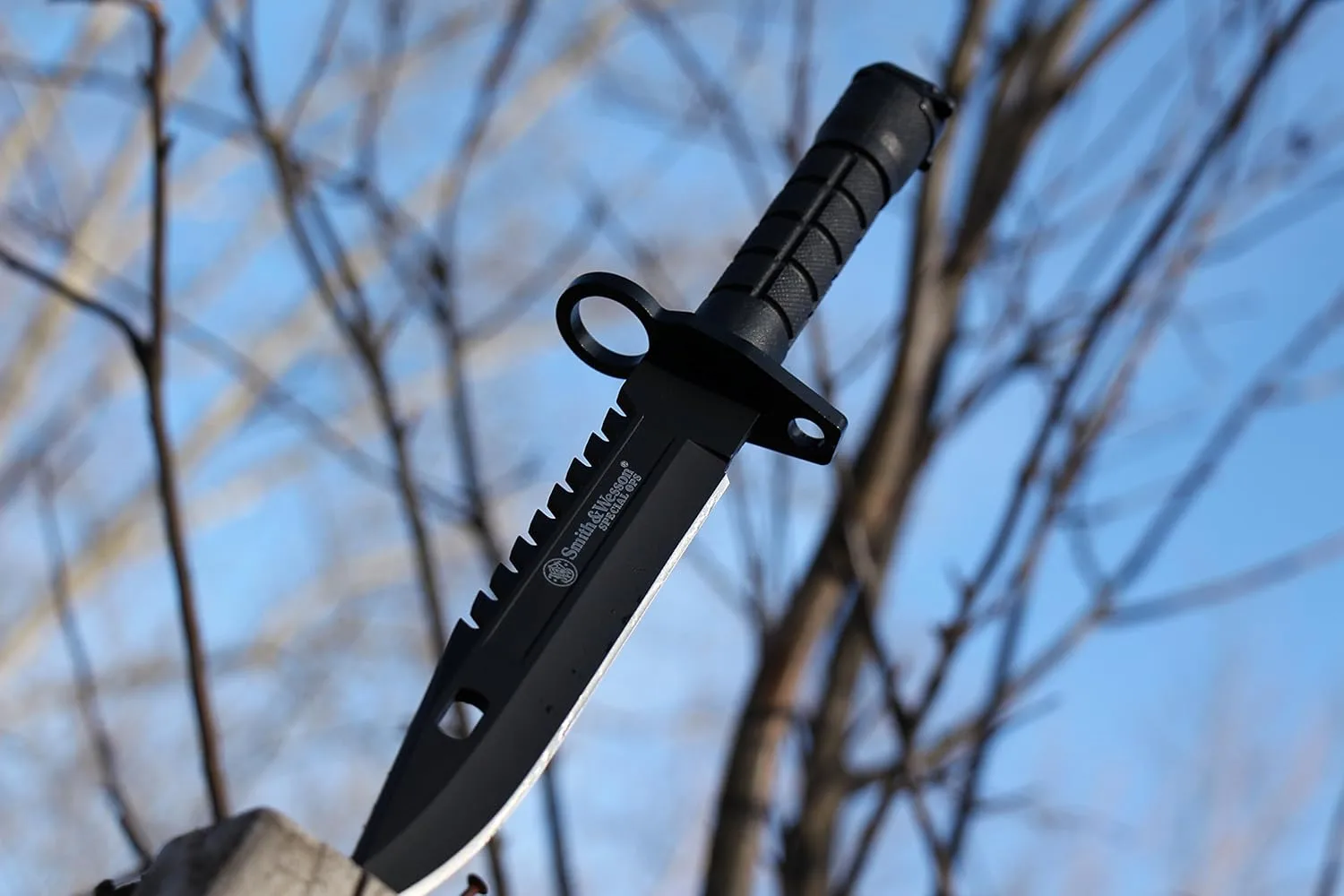 SMITH & WESSON Special Ops M-9 Fixed Blade Knife with Scabbard