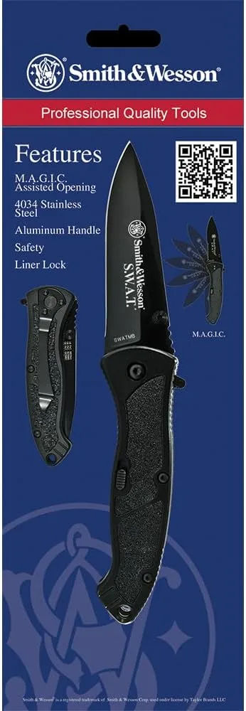 SMITH & WESSON M.A.G.I.C. Assisted Folding Tactical Knife