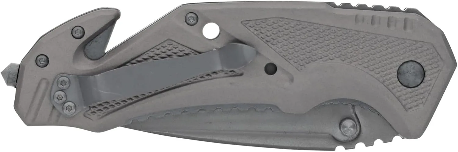 Smith & Wesson M&P SWMP11G 8.9in High Carbon S.S. Folding Knife with 3.8in Tanto Point Blade and Aluminum Handle for Outdoor