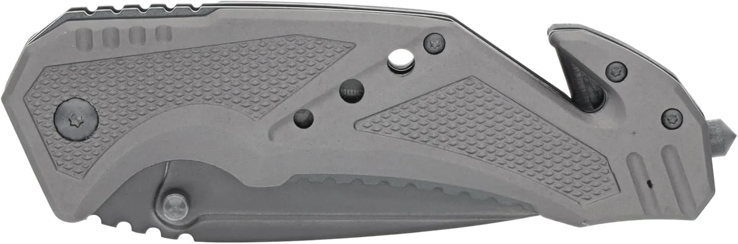 Smith & Wesson M&P SWMP11G 8.9in High Carbon S.S. Folding Knife with 3.8in Tanto Point Blade and Aluminum Handle for Outdoor