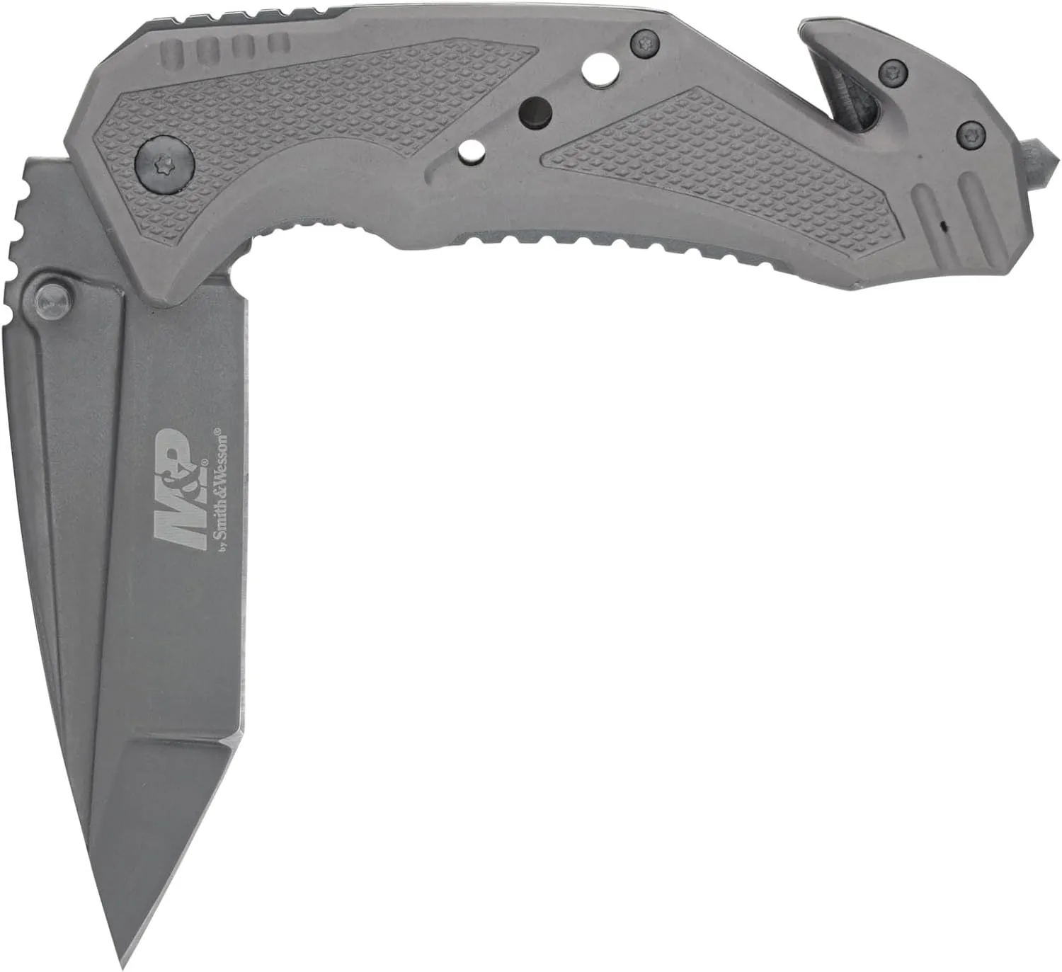 Smith & Wesson M&P SWMP11G 8.9in High Carbon S.S. Folding Knife with 3.8in Tanto Point Blade and Aluminum Handle for Outdoor