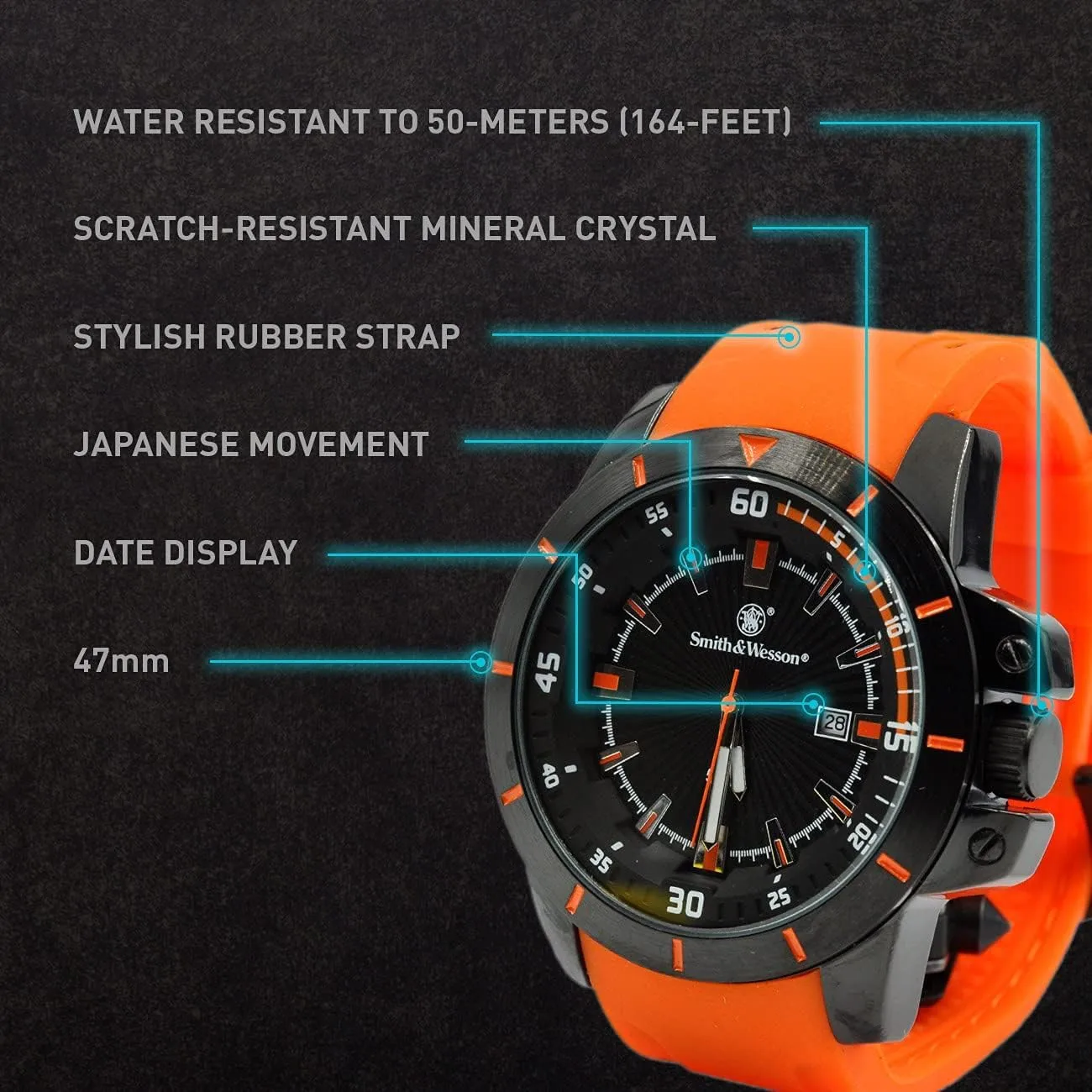 SMITH & WESSON Men's Trooper Watch