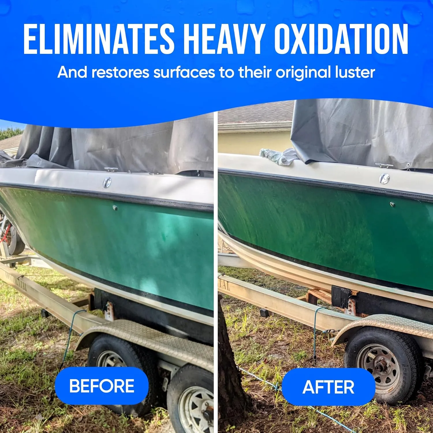 Pro-Cut 1000 Marine Polishing Compound - Heavy Oxidation Remover for Gelcoat & Painted Surfaces