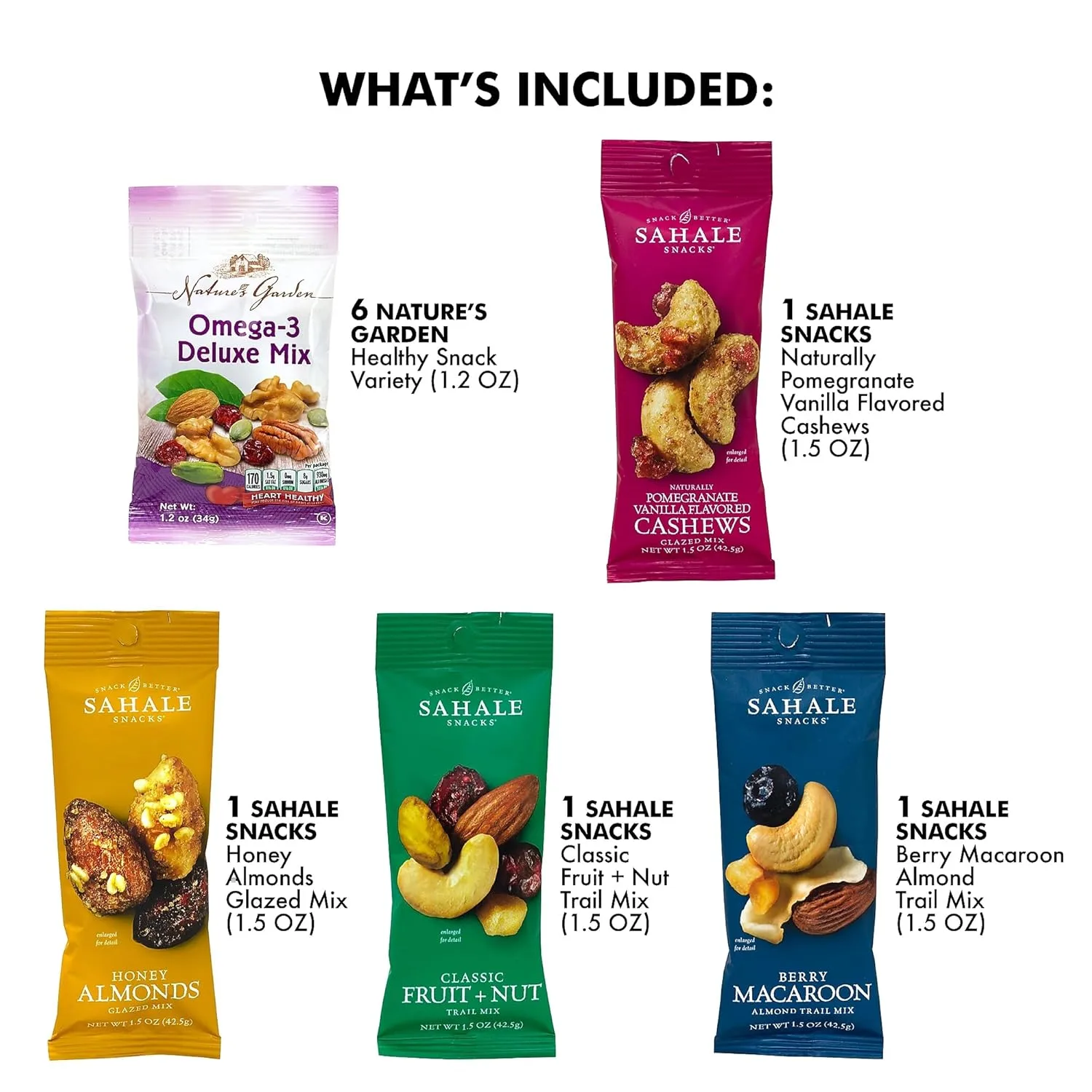 Break Box, Healthy Mixed Nuts Snack Box, 18/Box (700-00046)