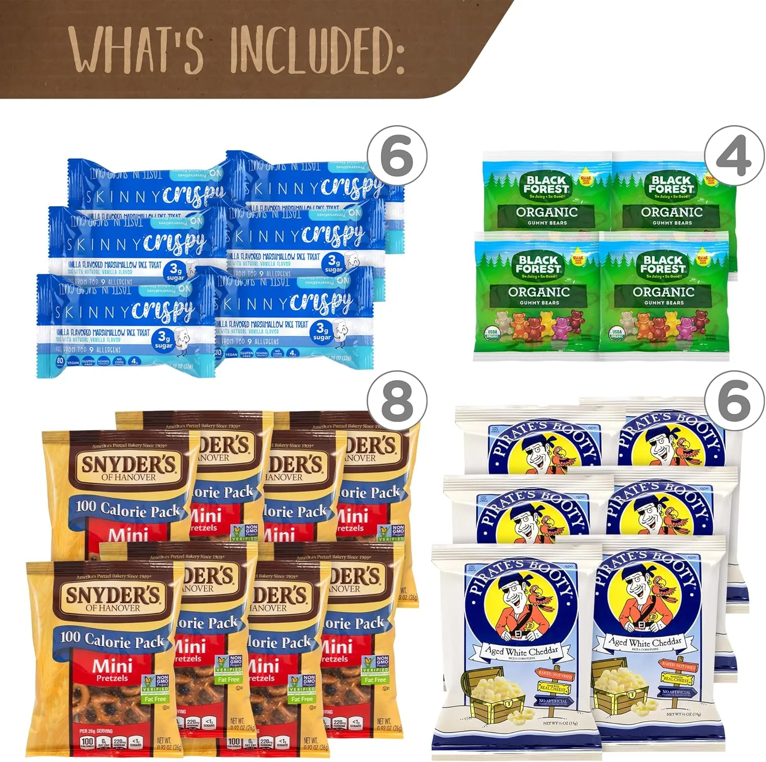 Snack Box Pros Healthy Snack Box - 37 Assorted Snacks