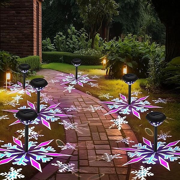 Snow Flake Solar Light - 3 In 1 Snow Flake Solar Light - 3 In 1
