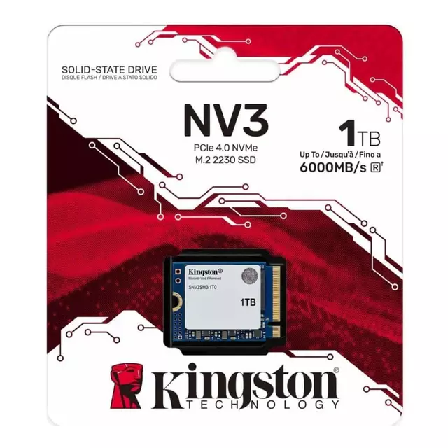 KINGSTON 1000G NV3 M.2 2230 PCIe 4.0 NVMe SSD