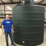 Snyder Industries 3000 Gallon Green Vertical Water Tank