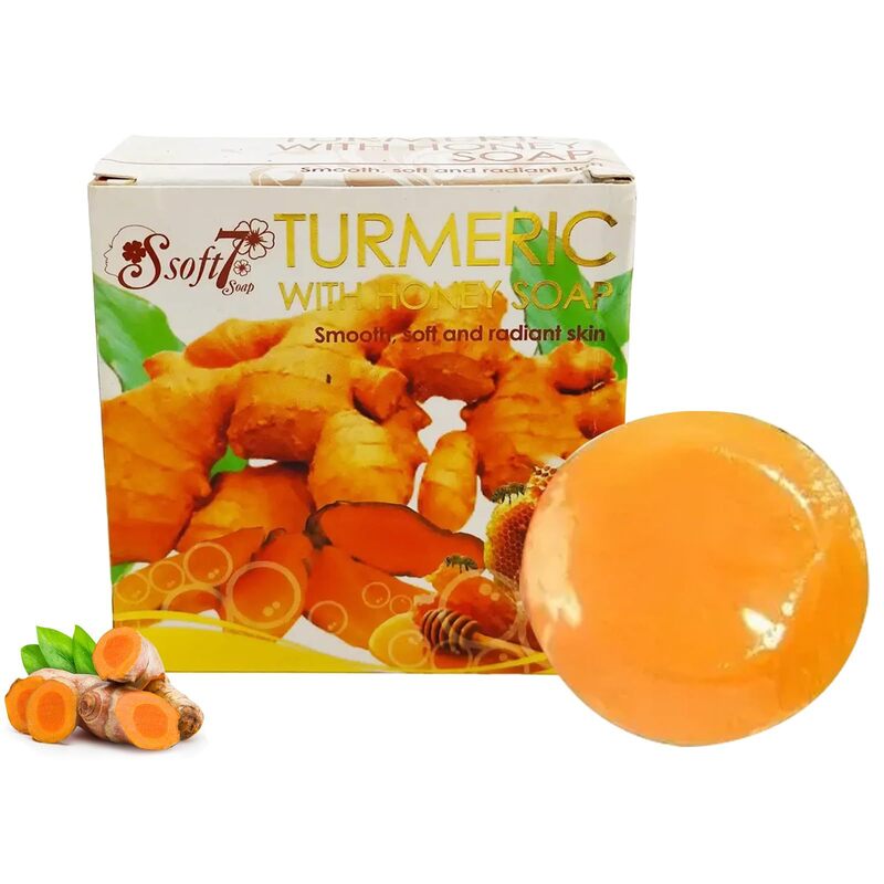 TUMERIC WITH HONEY SOAP 1 PIECE