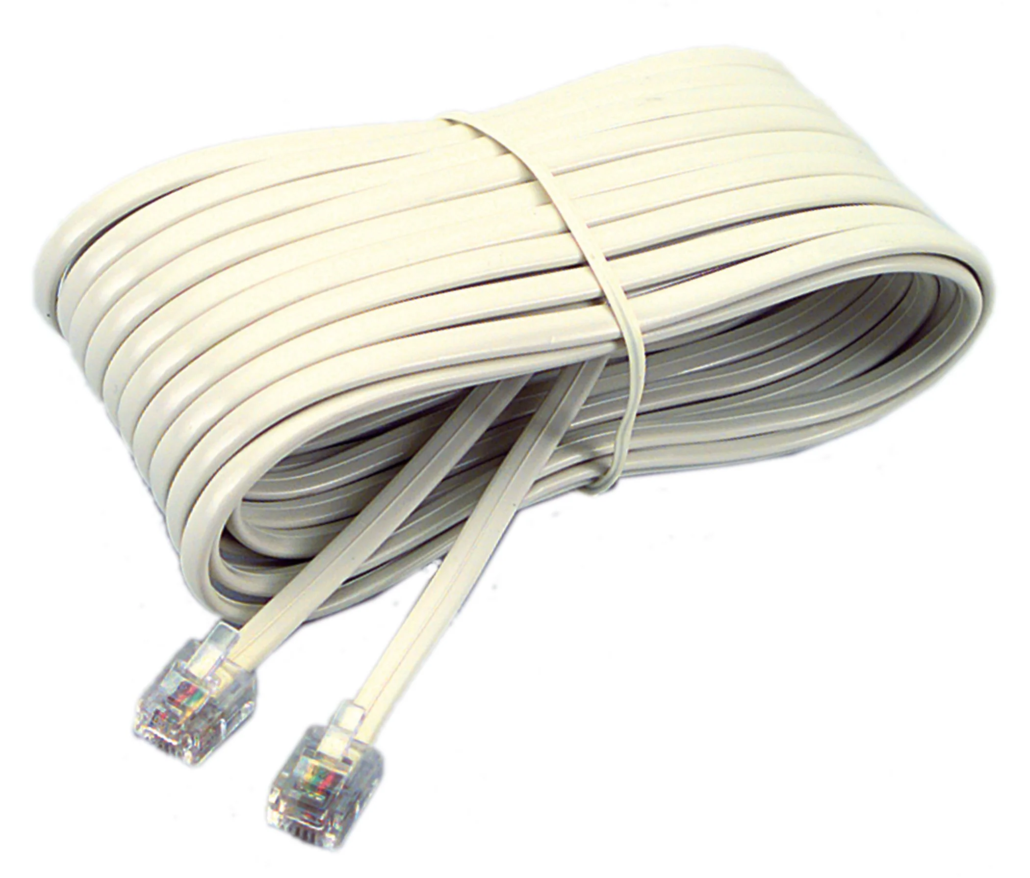 Softalk 04020 Phone Line Cord 25 ft Ivory