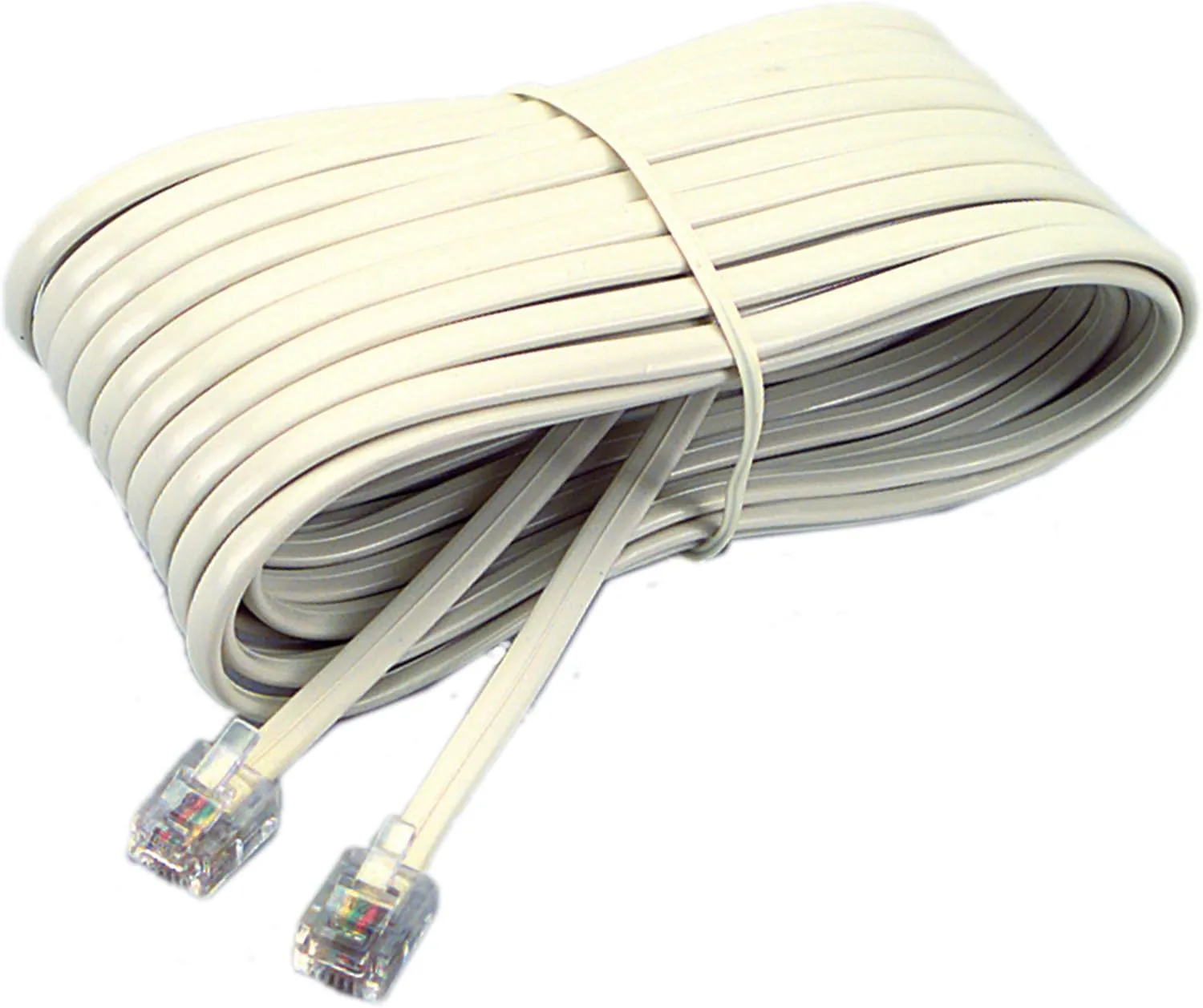 Softalk 04020 Phone Line Cord 25 ft Ivory