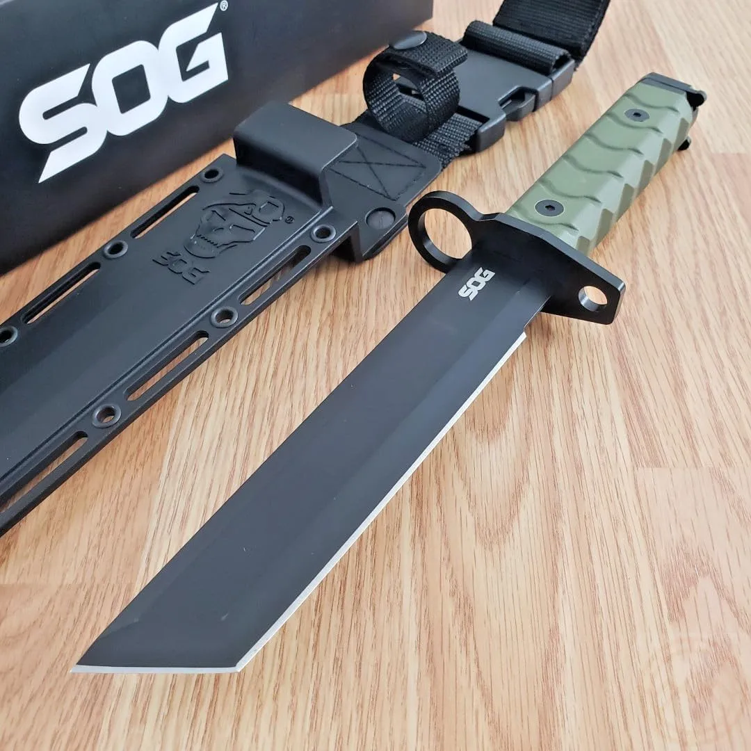 SOG BAR15T Tanto Bayonet - AUS-8 Blade, G10 Handle