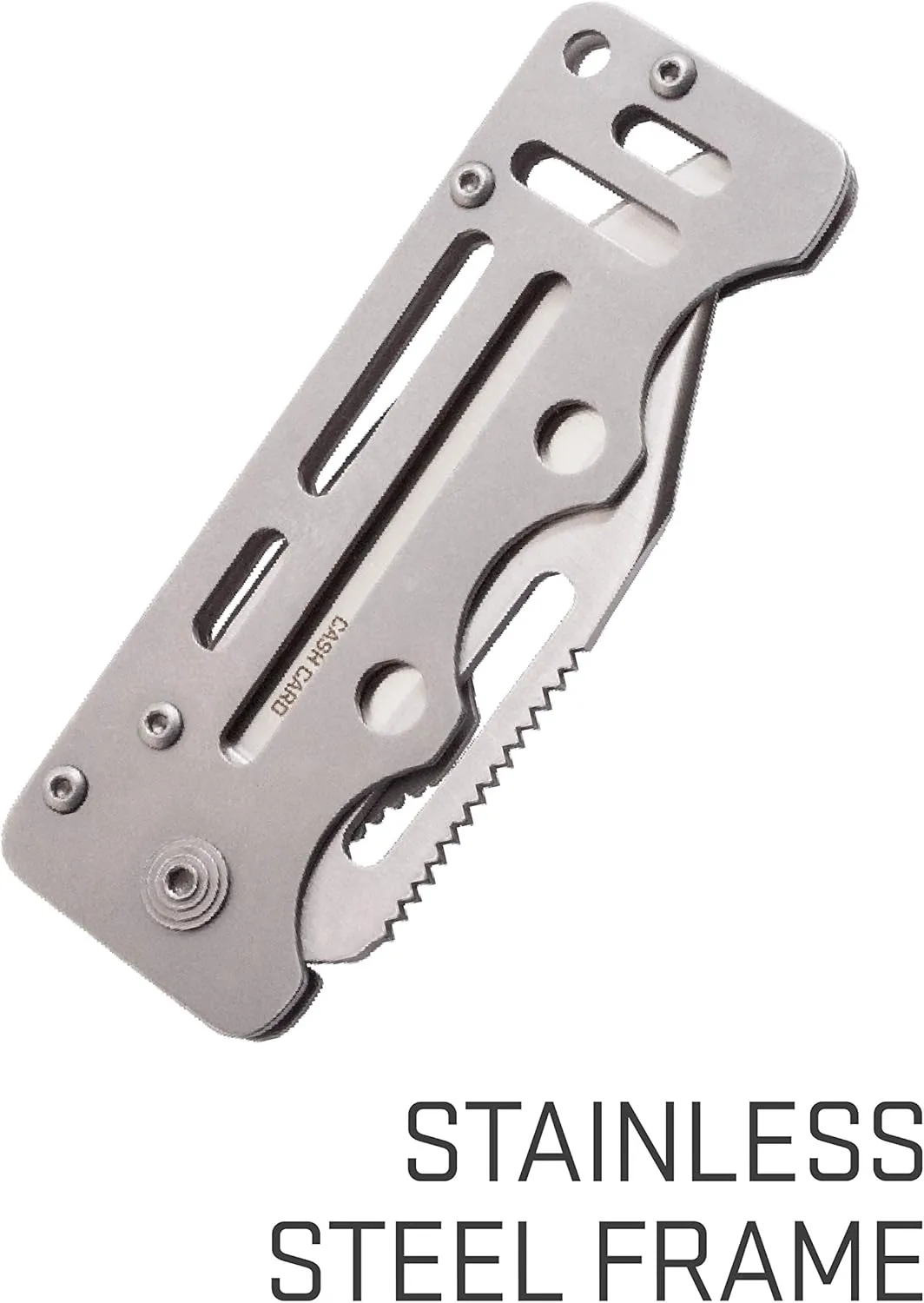 SOG Cash Card Money Clip Pocket Knife- 2.75 Inch Blade EDC Knife with Clip for Pocket, Money or Card Holder