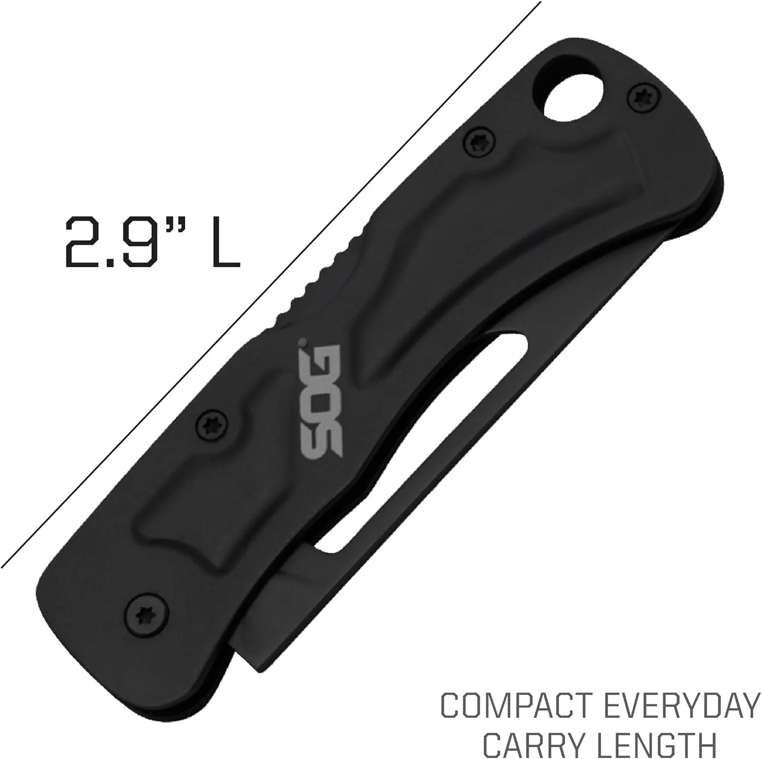 SOG Centi Folding Pocket Knife - Compact Keychain-Ready