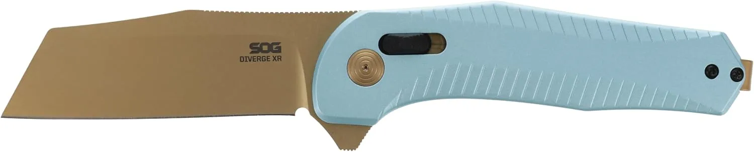 SOG Diverge XR 3" Sheepsfoot Folding Knife - D2 Steel