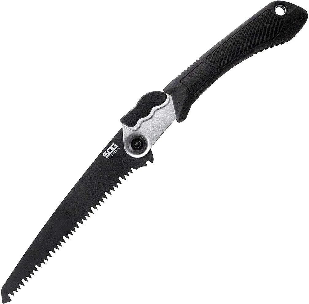 SOG Survival Hawk - Specialty Outdoor Tactical Hatchet, Fire Starter, Nail Puller & Folding Saw - Wood Saw, Hand Saw