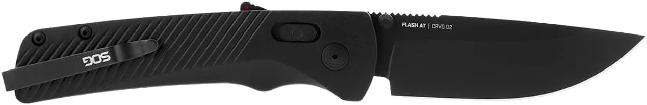 SOG Flash AT Ambidextrous Assisted Folding Knife with D2 Blade