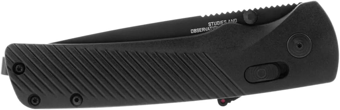 SOG Flash AT Ambidextrous Partially Serrated Folding Pocket Knife D2 Steel