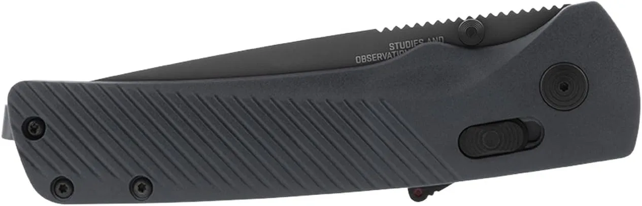 SOG Flash AT Ambidextrous Partially Serrated Folding Pocket Knife D2 Steel