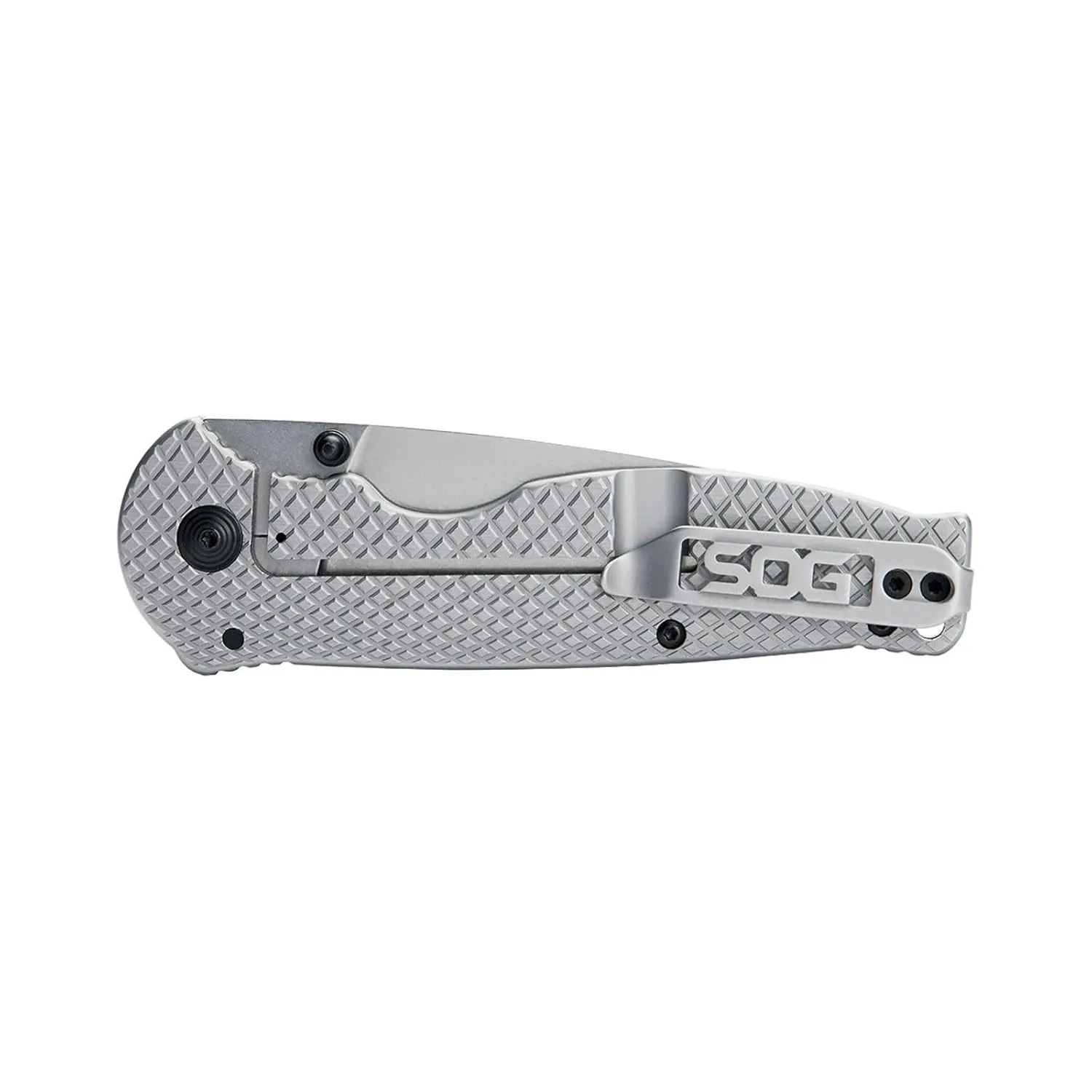 SOG Flash FL Folding Knife | Reversible Daily-Carry Pocket Clip and Frame Lock, Quick Opening, Stainless Steel Handle