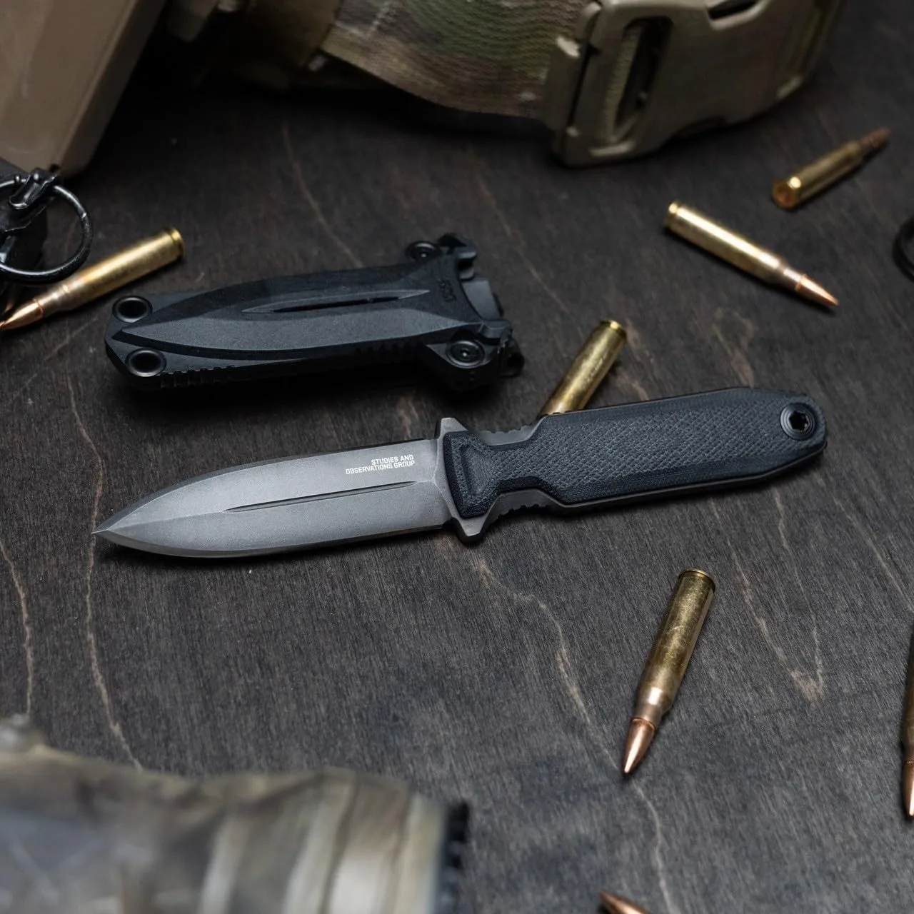 SOG Pentagon FX Covert Professional Fixed Blade Knife
