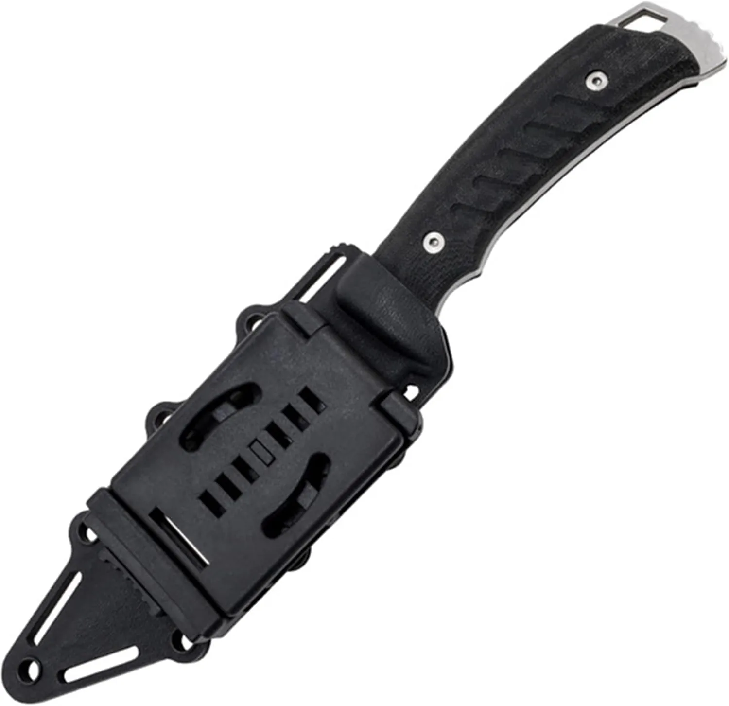SOG Pillar Fixed Blade Knife- Full Tang 5 Inch S35VN Steel Blade Survival Knife, w/ Linen Micarta Handle and Kydex Sheath
