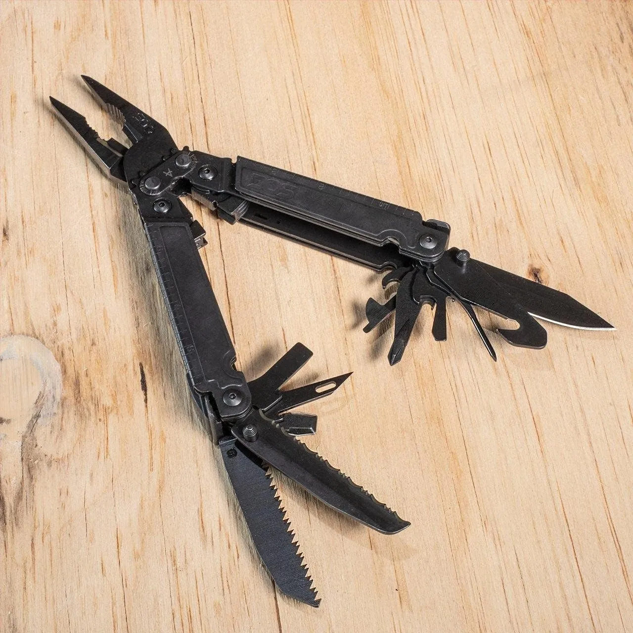 SOG PowerAccess Assist Full-Sized Well-Rounded Daily Use Multi-Tool | One-Handed Assisted Opening | 21 Tools, Black