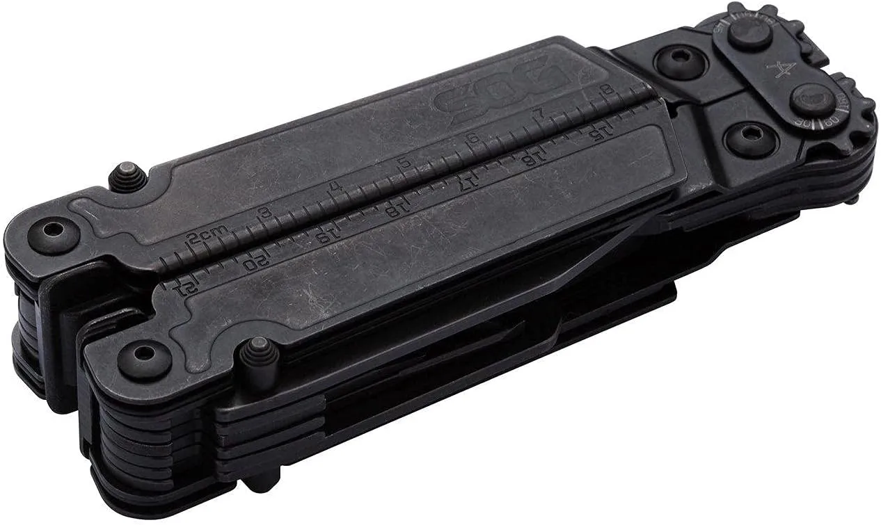 SOG PowerAccess Assist Full-Sized Well-Rounded Daily Use Multi-Tool | One-Handed Assisted Opening | 21 Tools, Black