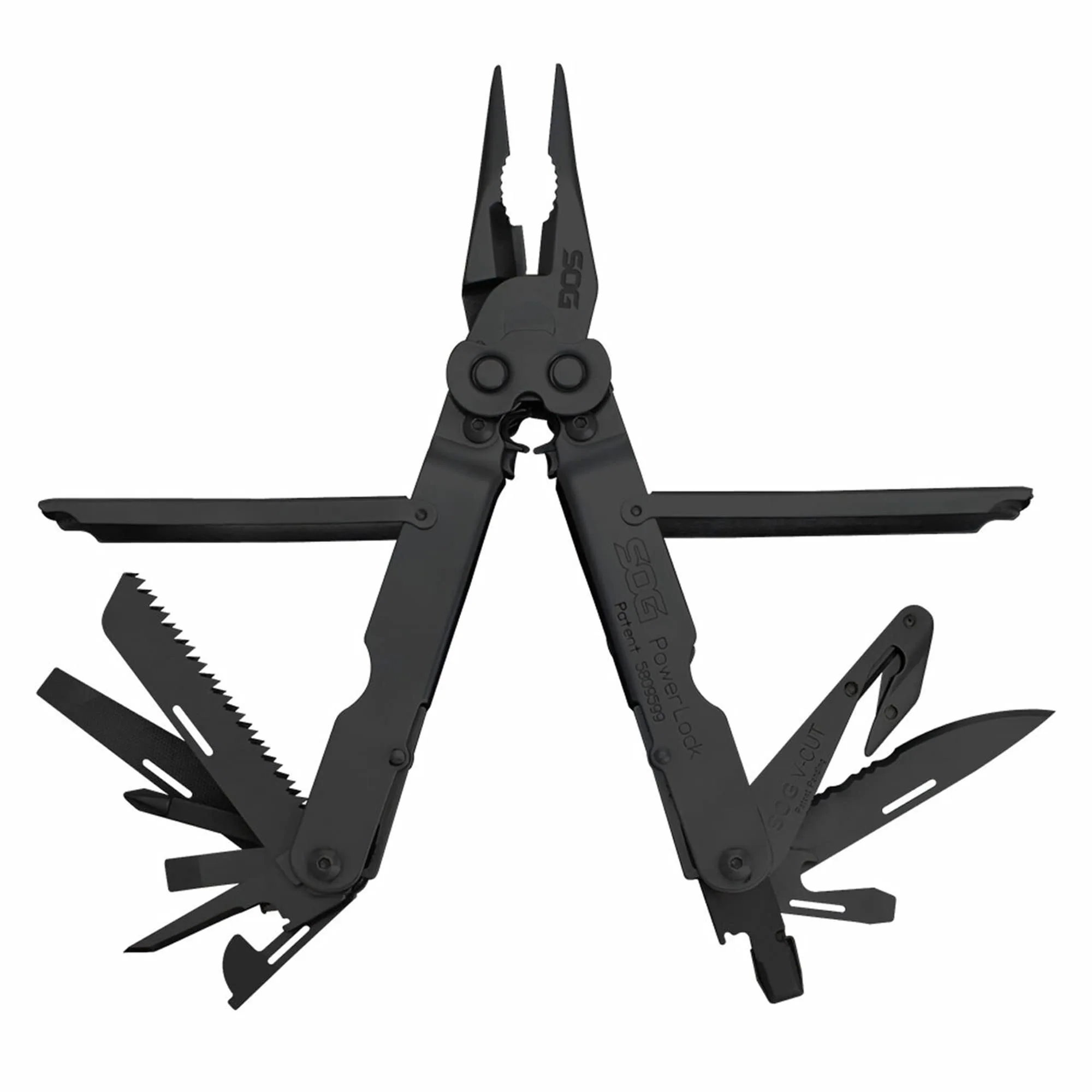 SOG PowerLock w/ V-Cutter Multi-Tool with Nylon Sheath