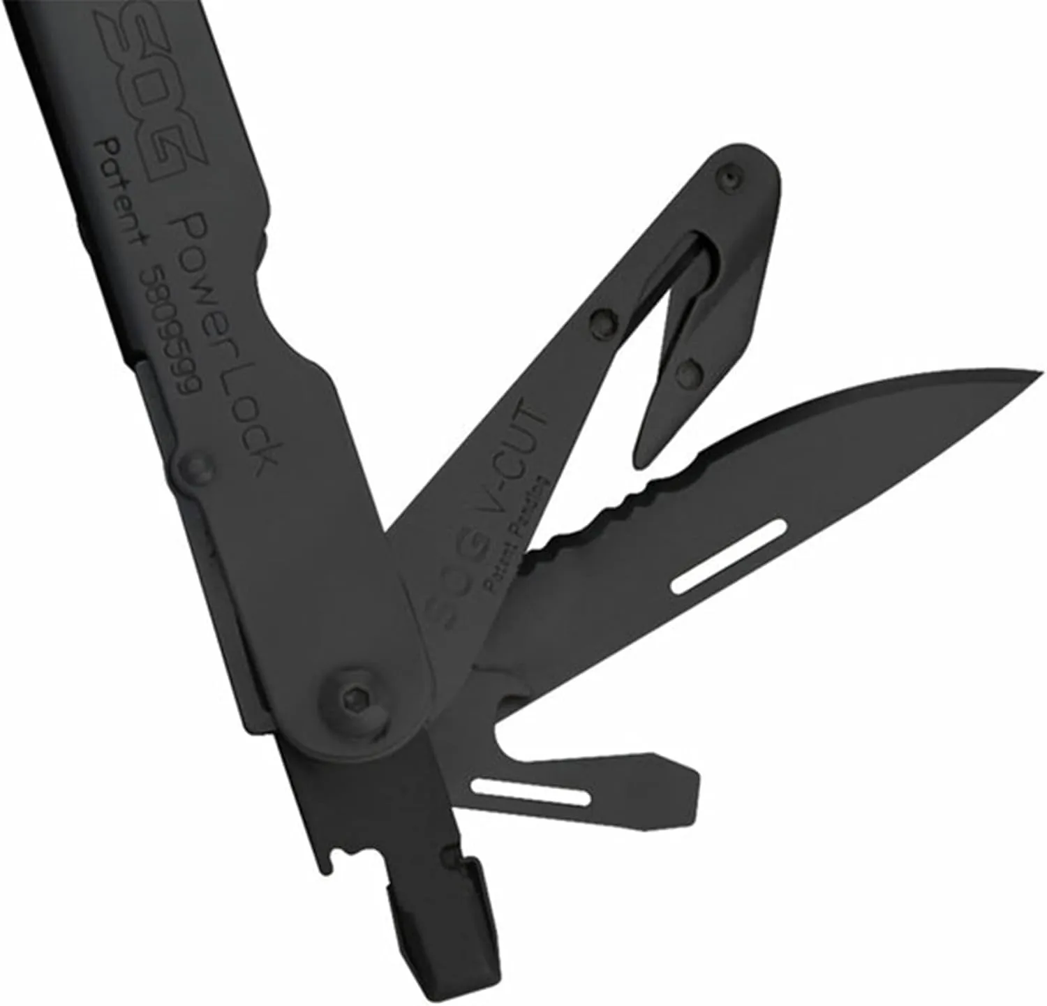 SOG PowerLock w/ V-Cutter Multi-Tool with Nylon Sheath