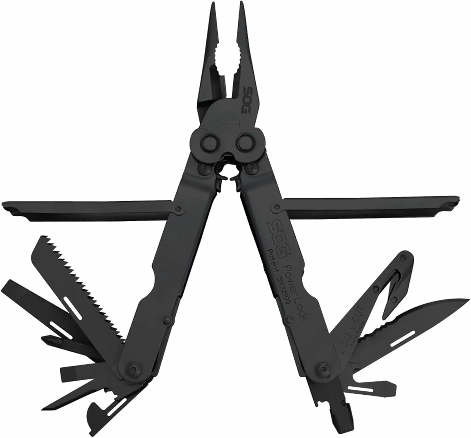 SOG PowerLock w/ V-Cutter Multi-Tool with Nylon Sheath