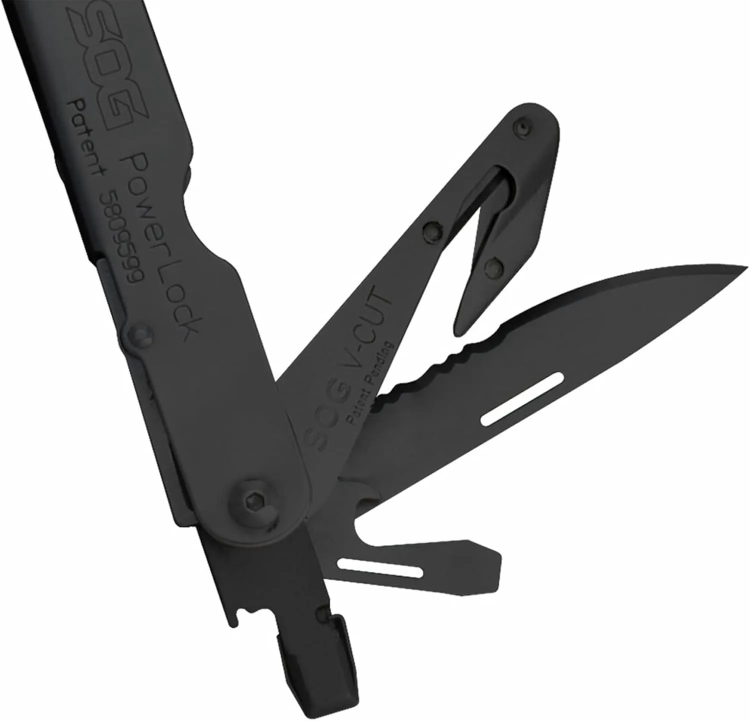 SOG PowerLock w/ V-Cutter Multi-Tool with Nylon Sheath
