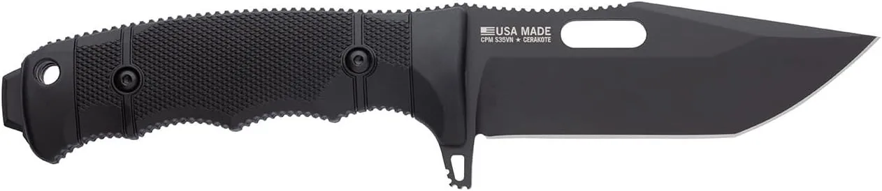 SOG Seal FX Fixed Blade Tanto Professional Tactical Knife S35VN Steel Tough Glass-Reinforced Nylon Handle Kydex Sheath