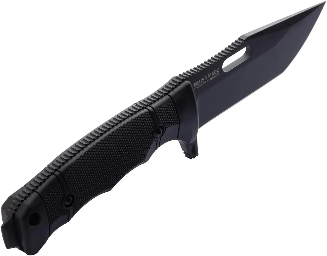 SOG Seal FX Fixed Blade Tanto Professional Tactical Knife S35VN Steel Tough Glass-Reinforced Nylon Handle Kydex Sheath