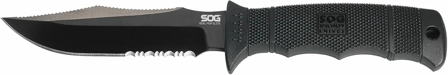 SOG SEAL Pup Elite Fixed Blade Knife with Sheath